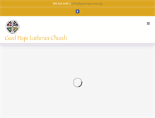 Tablet Screenshot of goodhope-elca.org